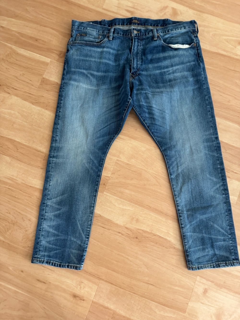 Polo Ralph Lauren Sullivan Slim Straight Men's Blue Denim Jeans Size 40 x 30